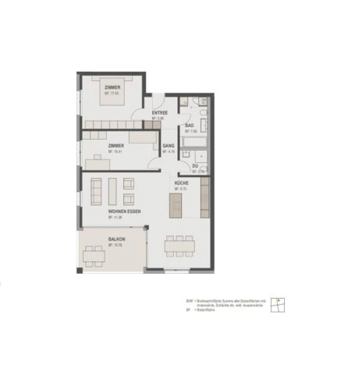 Erstvermietung: 3.5-Zimmerwohnungen inkl. Kellerabteil - Photo 6 sur 7