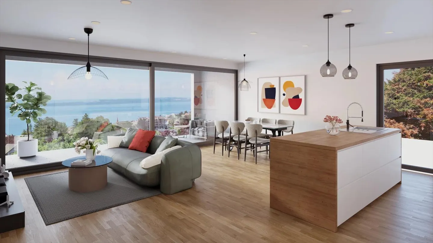 Appartamento con 4,5 stanze a Corcelles - Foto 2 di 4