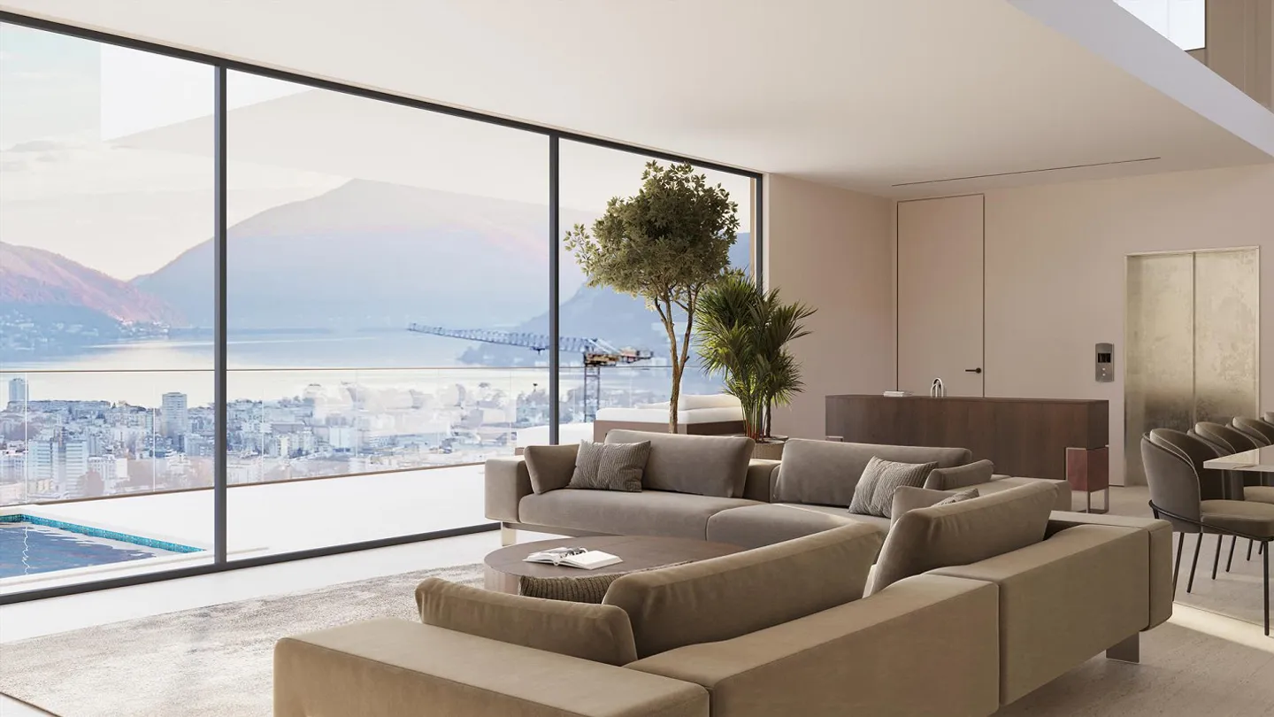 LUXURIÖSE VILLA MIT SEEBLICK IN LUGANO - CANOBBIO - Foto 1 von 5