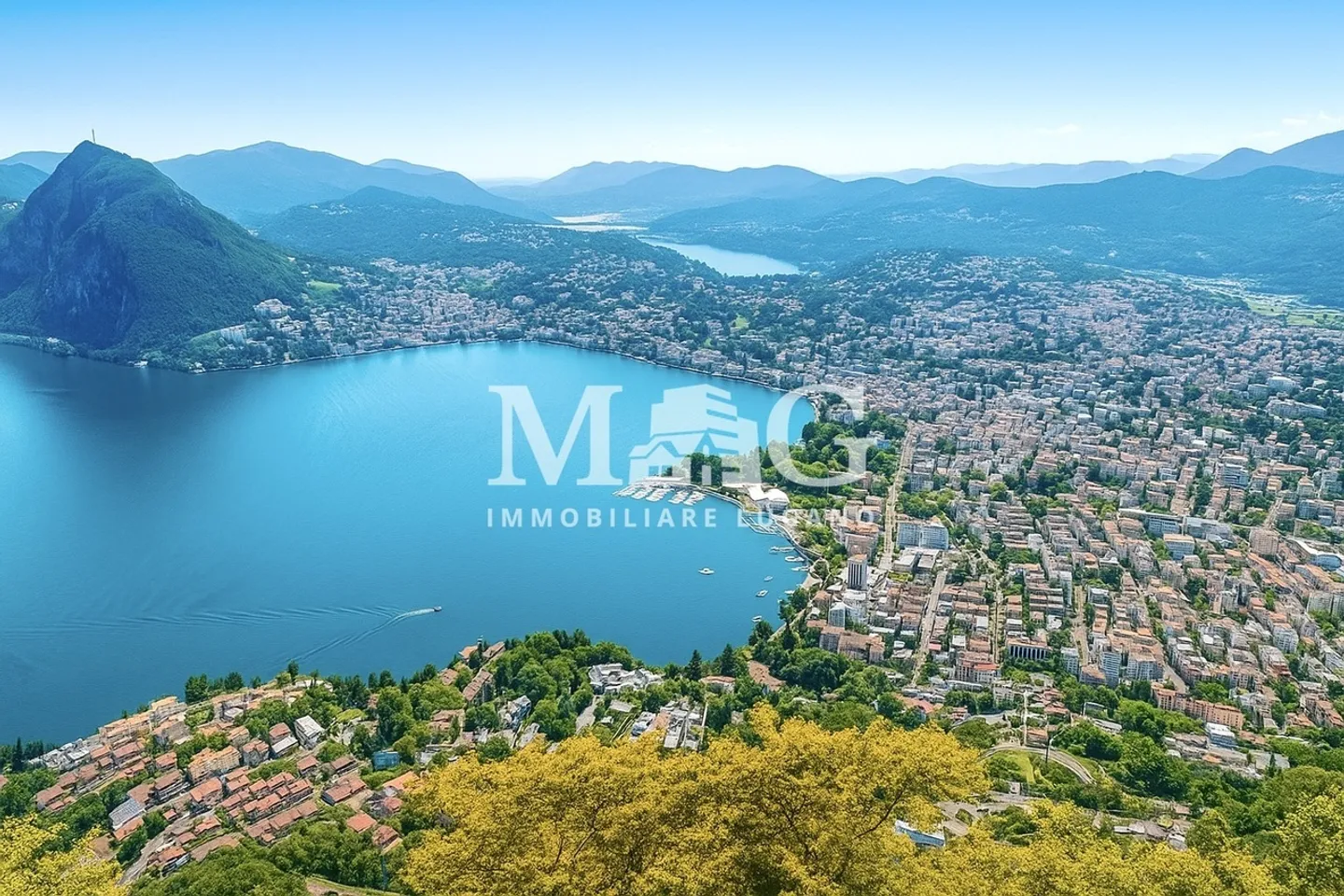 Lugano, Castagnola : Villa moderne avec piscine et vue sur le lac - Photo 17 sur 17