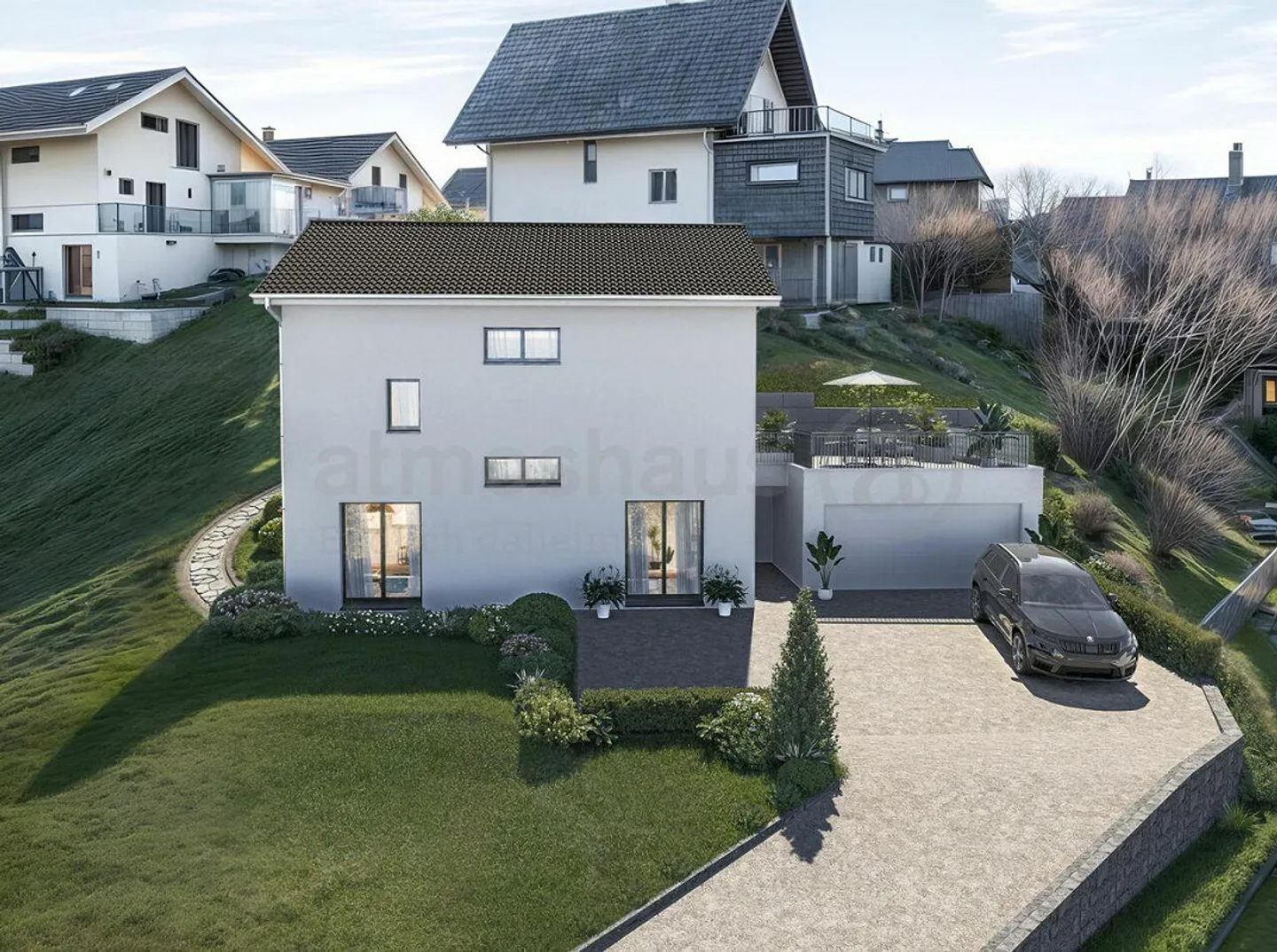 Projet approuvé : Maison individuelle avec terrain spacieux et studio - Photo 1 sur 6