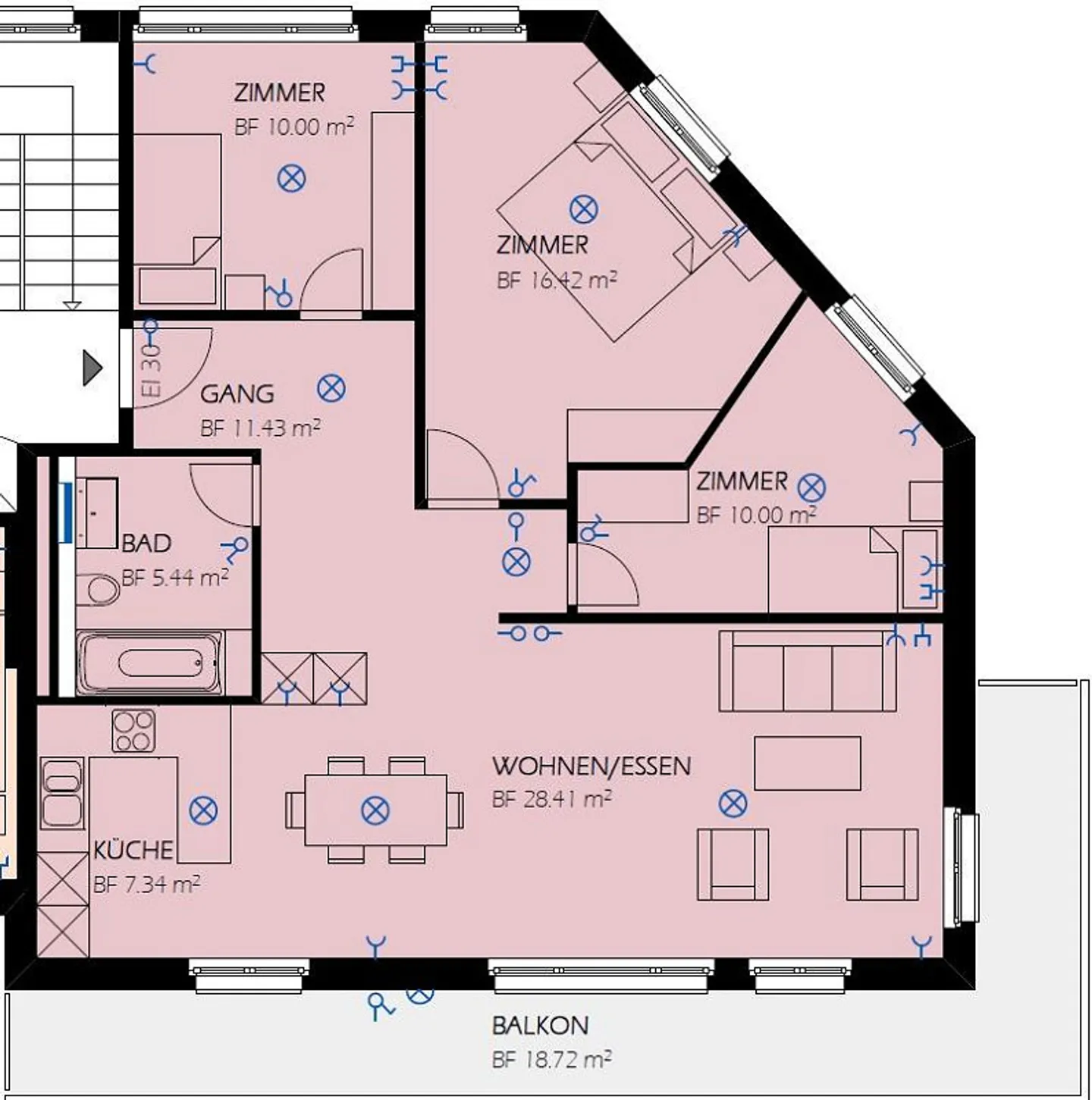 Top apartment in St. Georgen - Photo 6 of 6