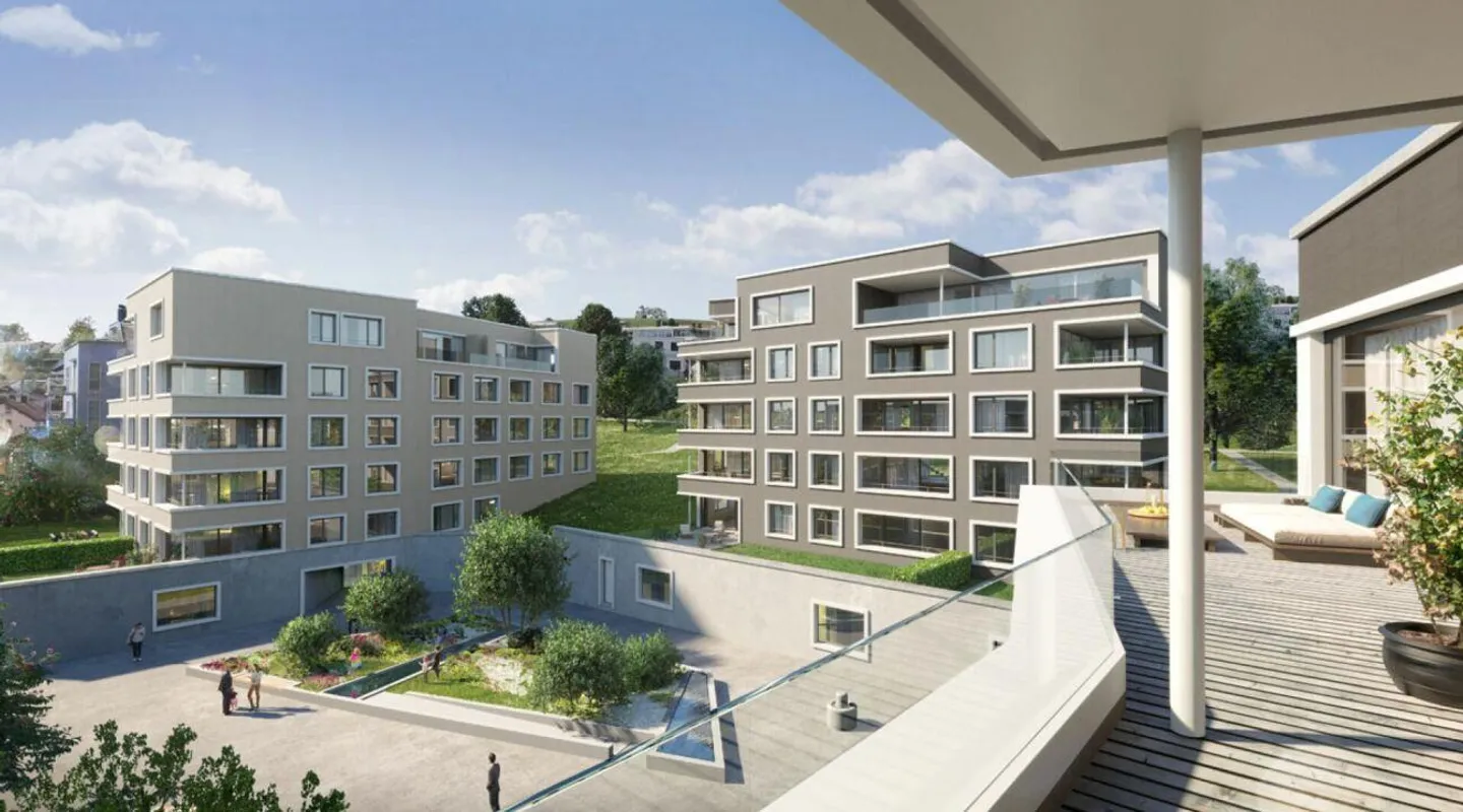 Modern terrace apartment with green space in the development "Neualtwil" - Looking for a new tenant - Photo 13 of 13