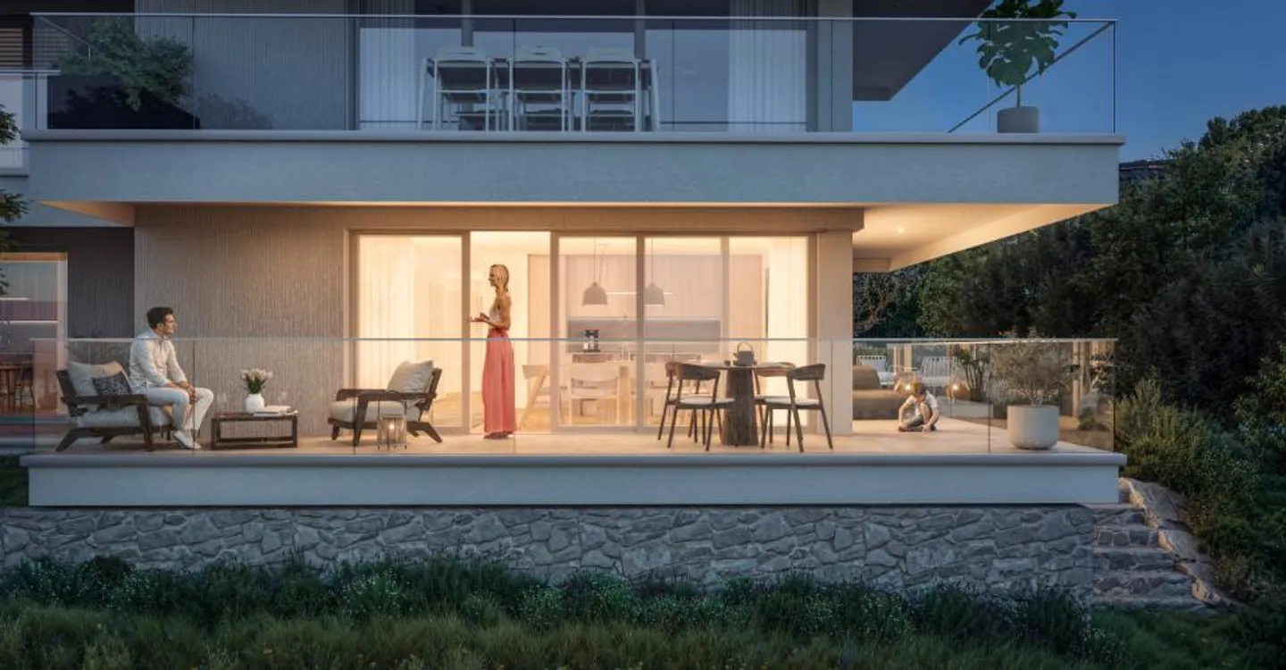 AN DEN GATES VON LAUSANNE — Neue 5,5-Zimmer-Penthouse-Wohnung · Unverbaubare Aussicht · Prilly - Foto 8 von 9