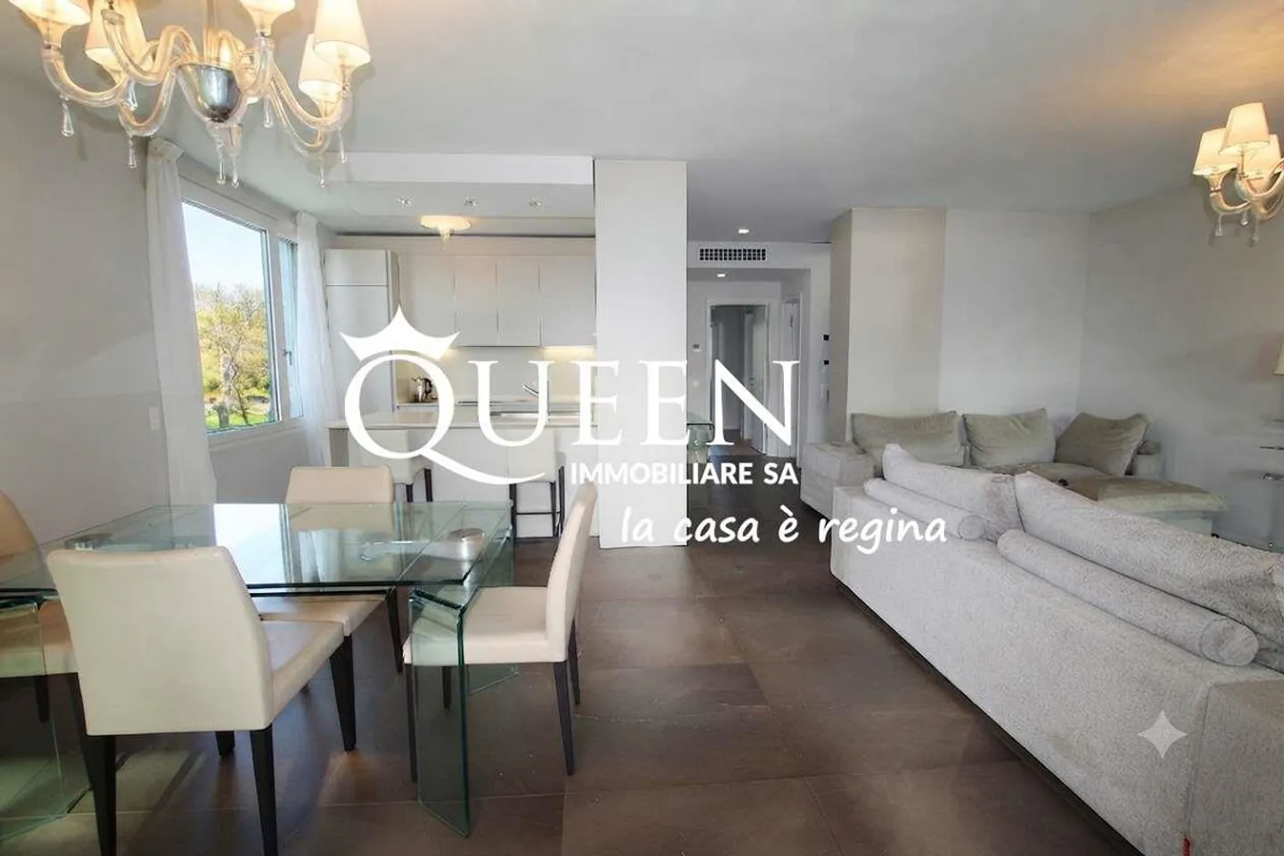 Lugano-Cassarate: lussuoso appartamento 4.5 locali, 150 m², loggia, vista lago - Foto 6 di 13