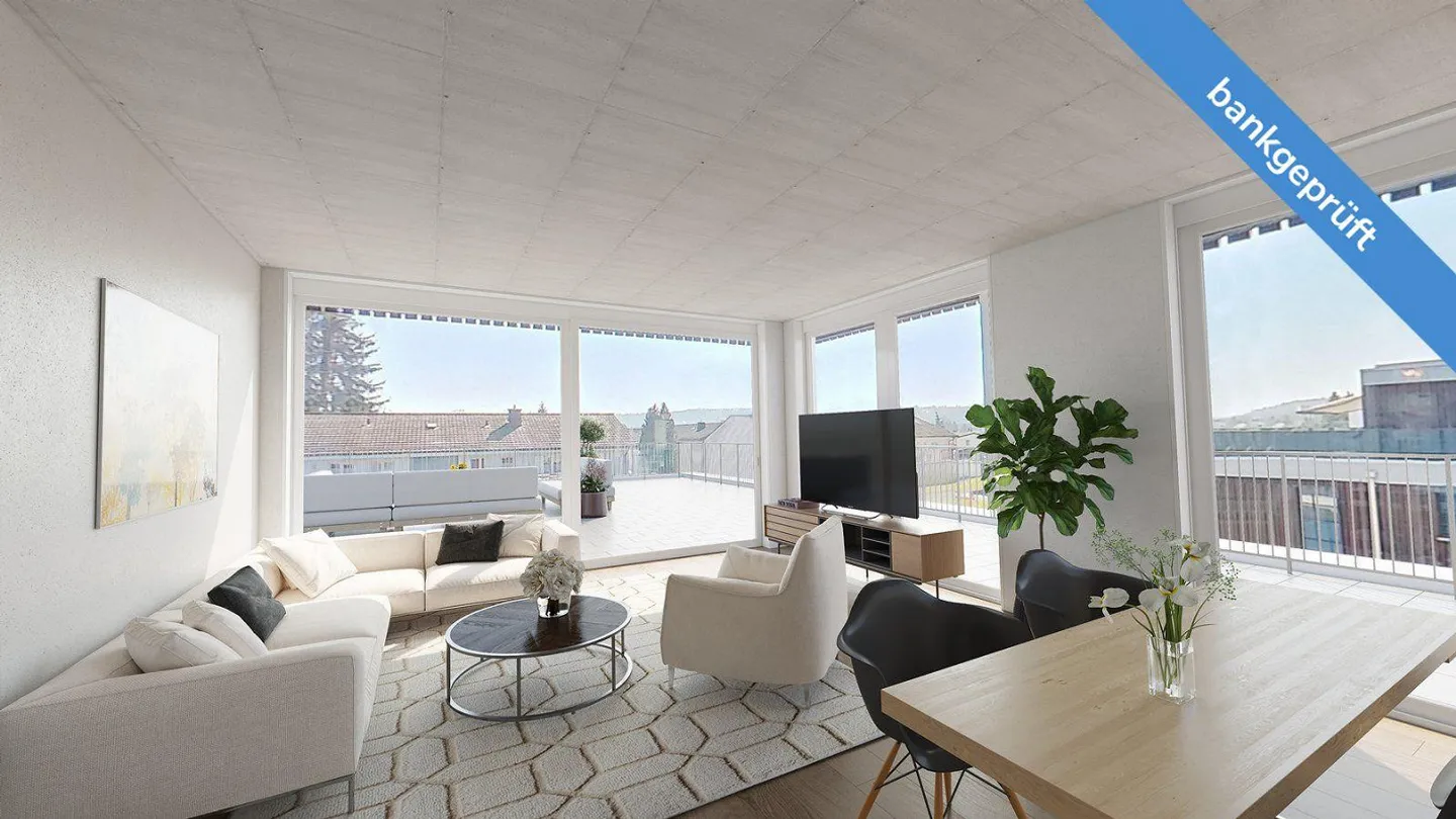 Wunderschöne Attikawohnung mit Terrasse - Foto 1 von 13