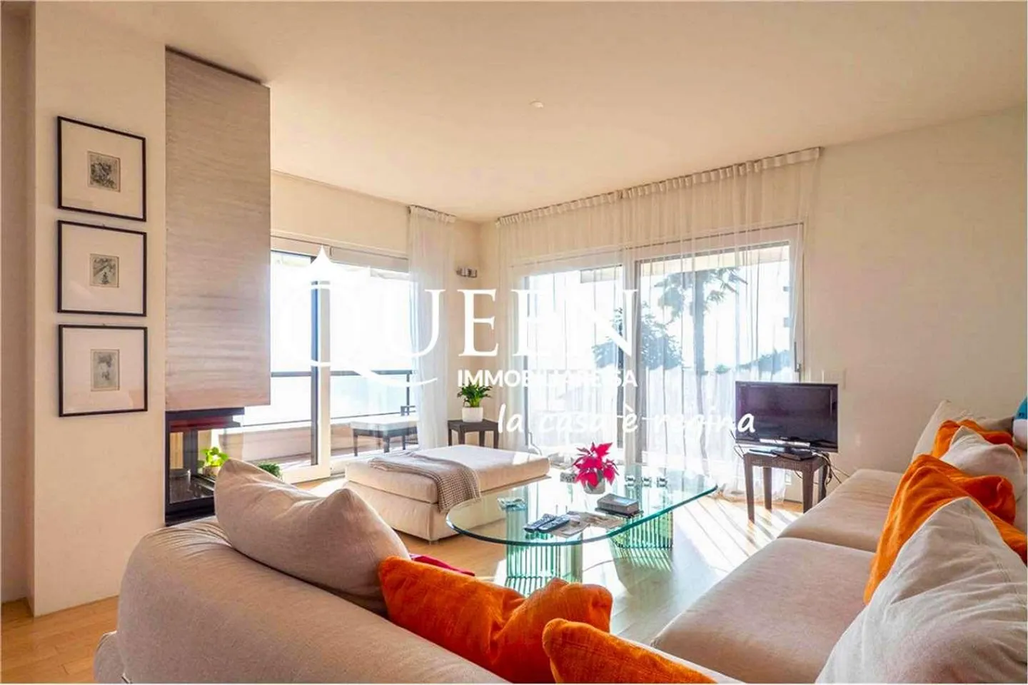 Ruvigliana : appartement 4.5 pièces, 188 m², piscine intérieure dans la copropriété - Photo 3 sur 11