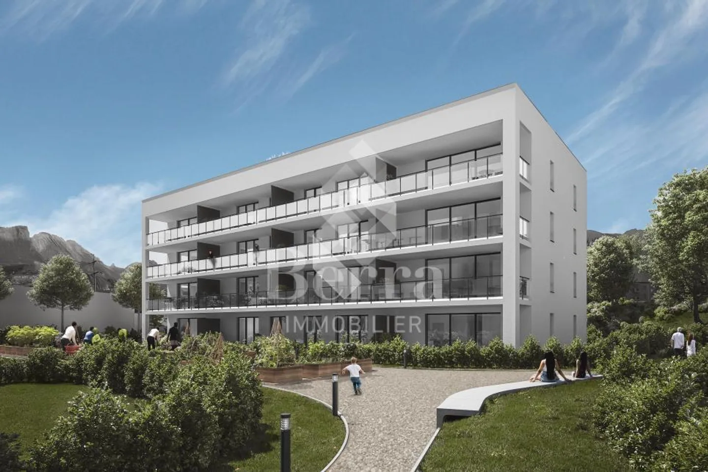 Vero eco-quartiere ai margini della città di Sion - Foto 3 di 10