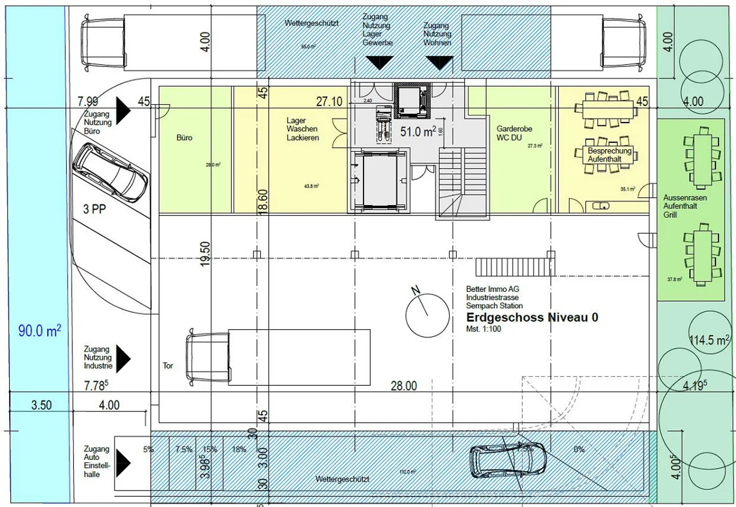Industriebauland Sempach Station – 1’099 m² grossem Potenzial. - Photo 6 sur 7