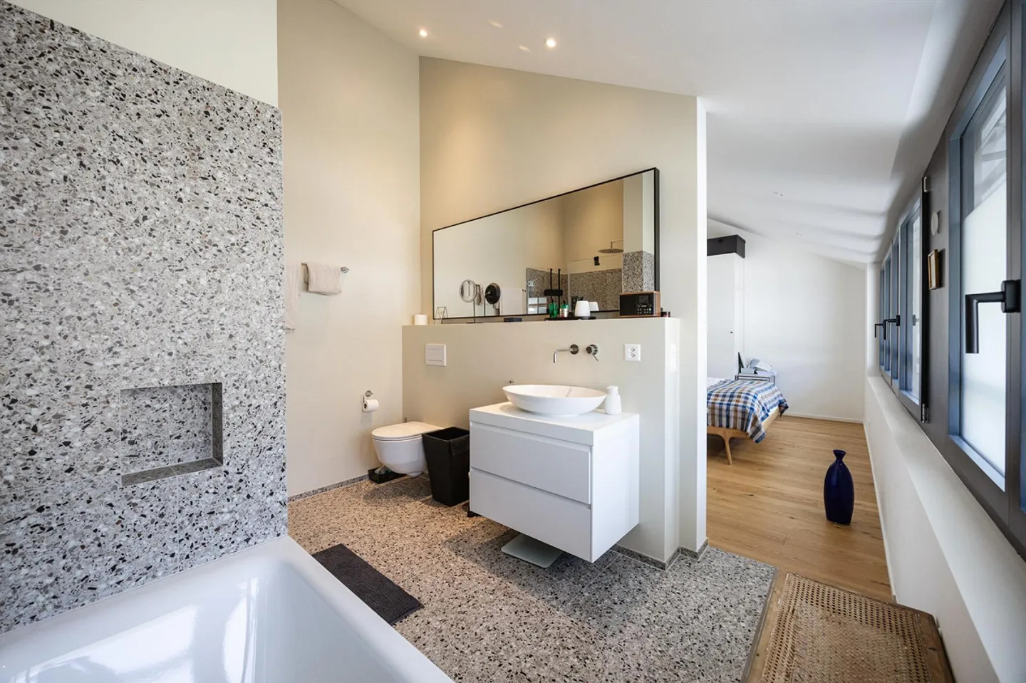 Exklusive 3½-Zimmer-Wohnung im skandinavischen Stil in Obersaxen - Foto 6 von 16