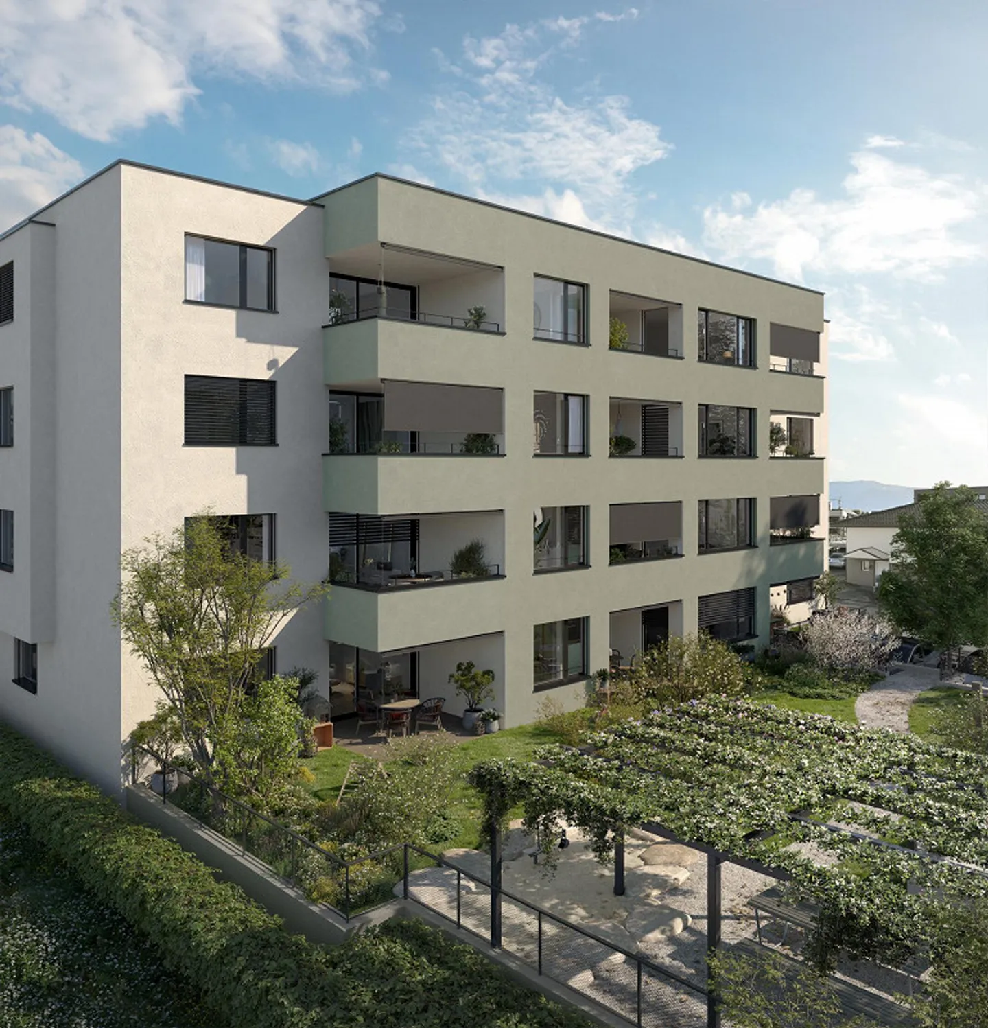 Panoramic view from a 4.5 room penthouse apartment with roof terrace - Photo 4 of 11