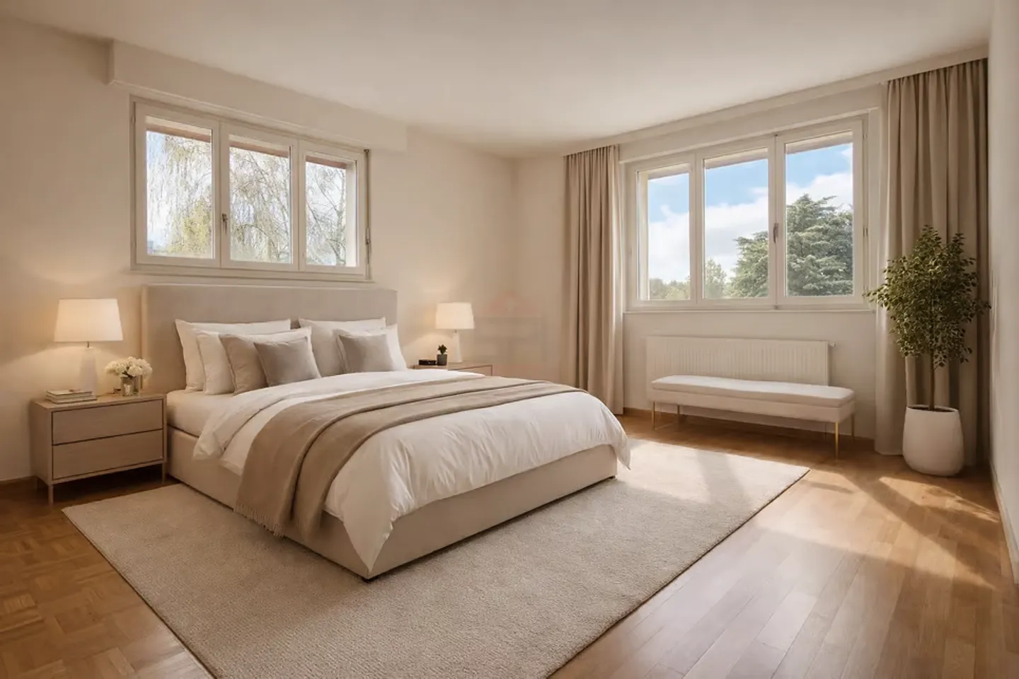 Elegante villa indipendente con volumi generosi su un terreno alberato di 1.088 m² - Foto 7 di 13