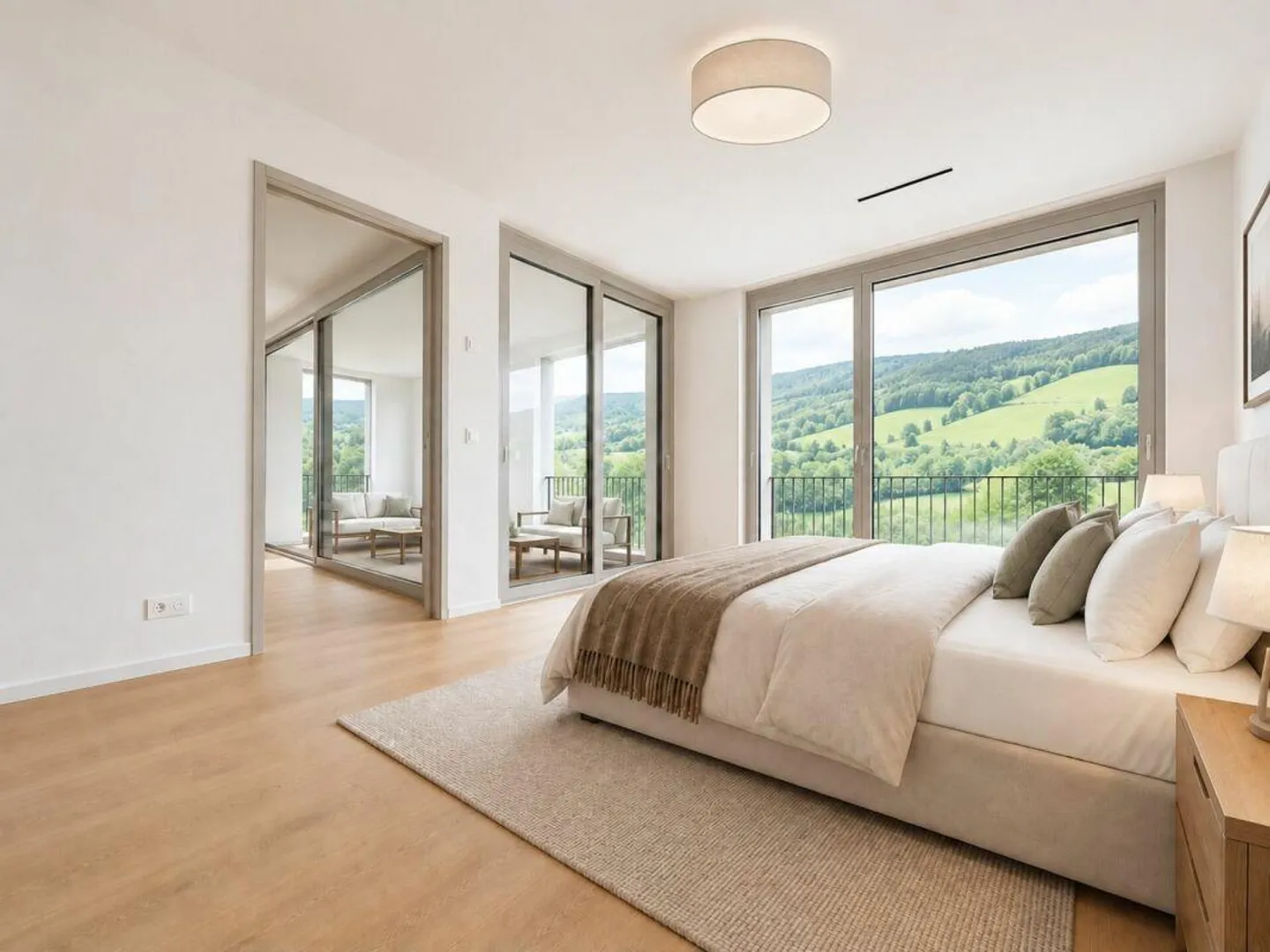 Modernes Apartment mit Alpenblick - Foto 3 von 6