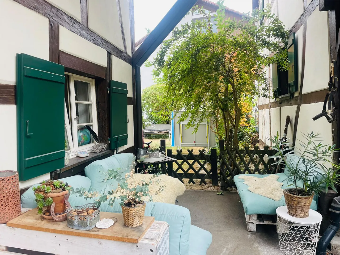 4.5-Zimmer-Riegelhausteil mit grossem Garten zur Nachmiete - Photo 1 sur 11