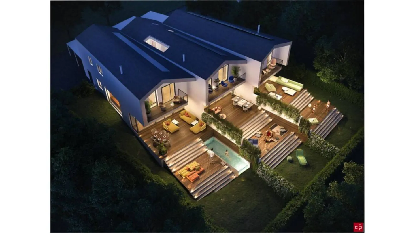 Villa Mitoyenne Contemporaine - Photo 2 sur 6