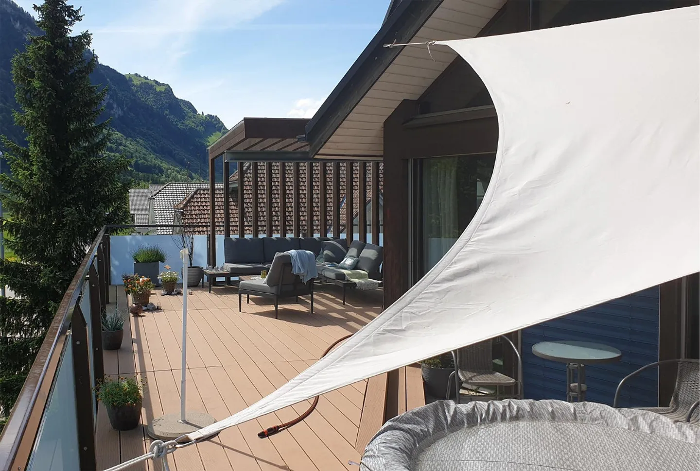 Appartamento duplex 5.5 locali, terrazza di 62 mq, vista libera - Foto 1 di 15
