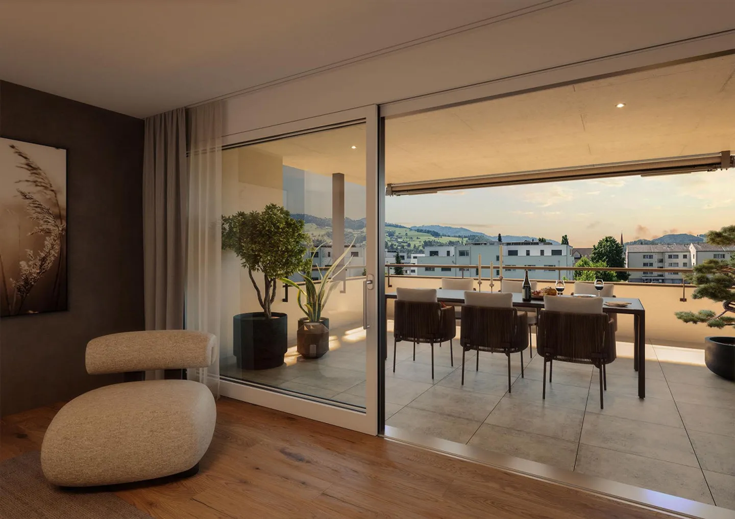 Lancement des ventes bientôt – Appartement en attique - www.altura-buetschwil.ch - Photo 1 sur 7