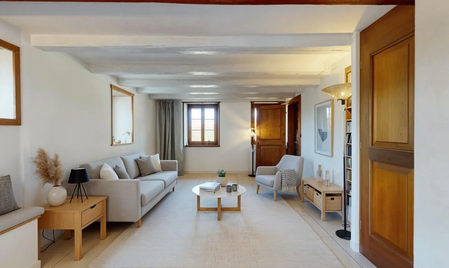 CHARMING DUPLEX WITH GREAT DEVELOPMENT POTENTIAL IN SOTTENS - Photo 2 of 13