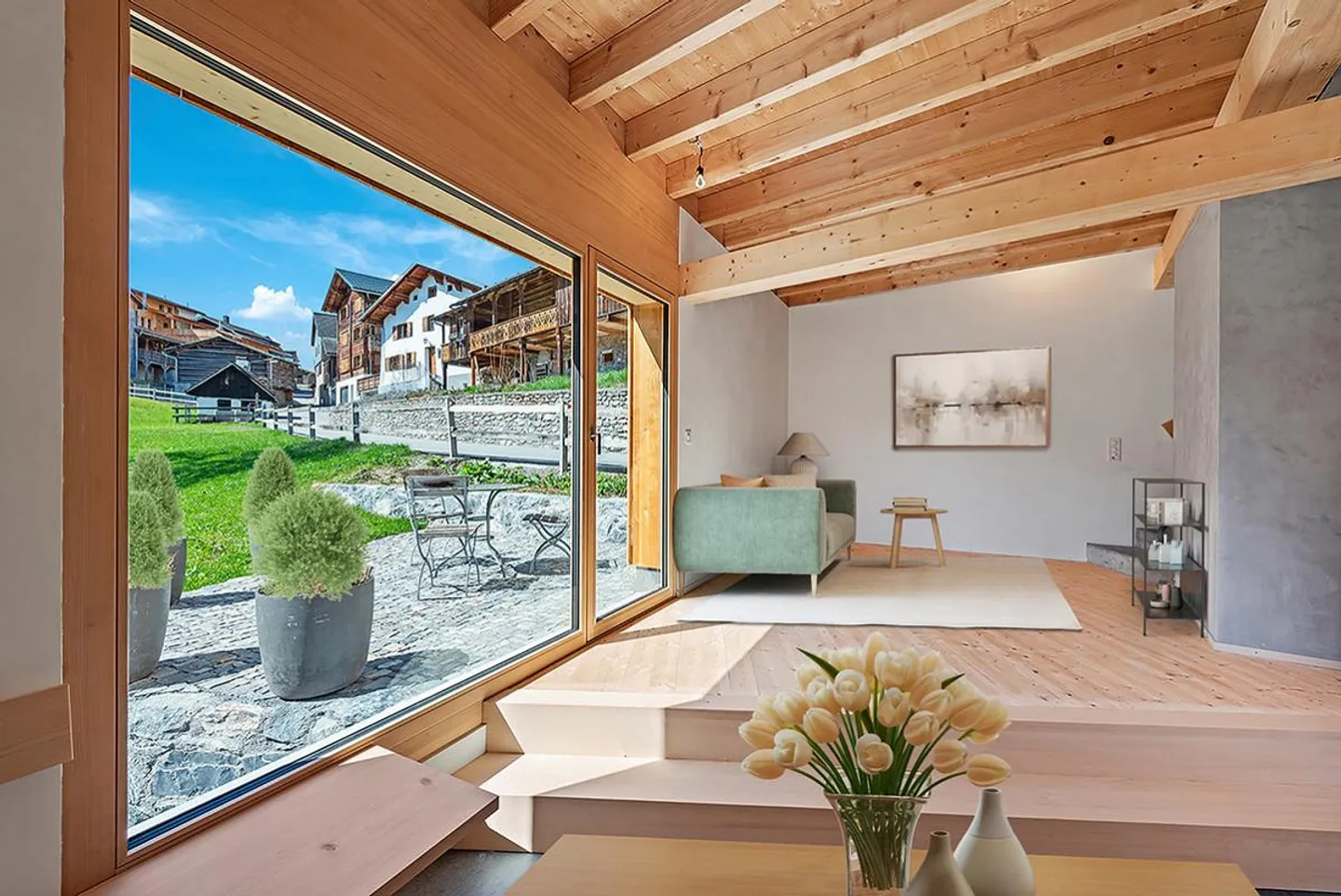 Holiday home with a view and modern architecture in Seewis - Photo 1 of 6