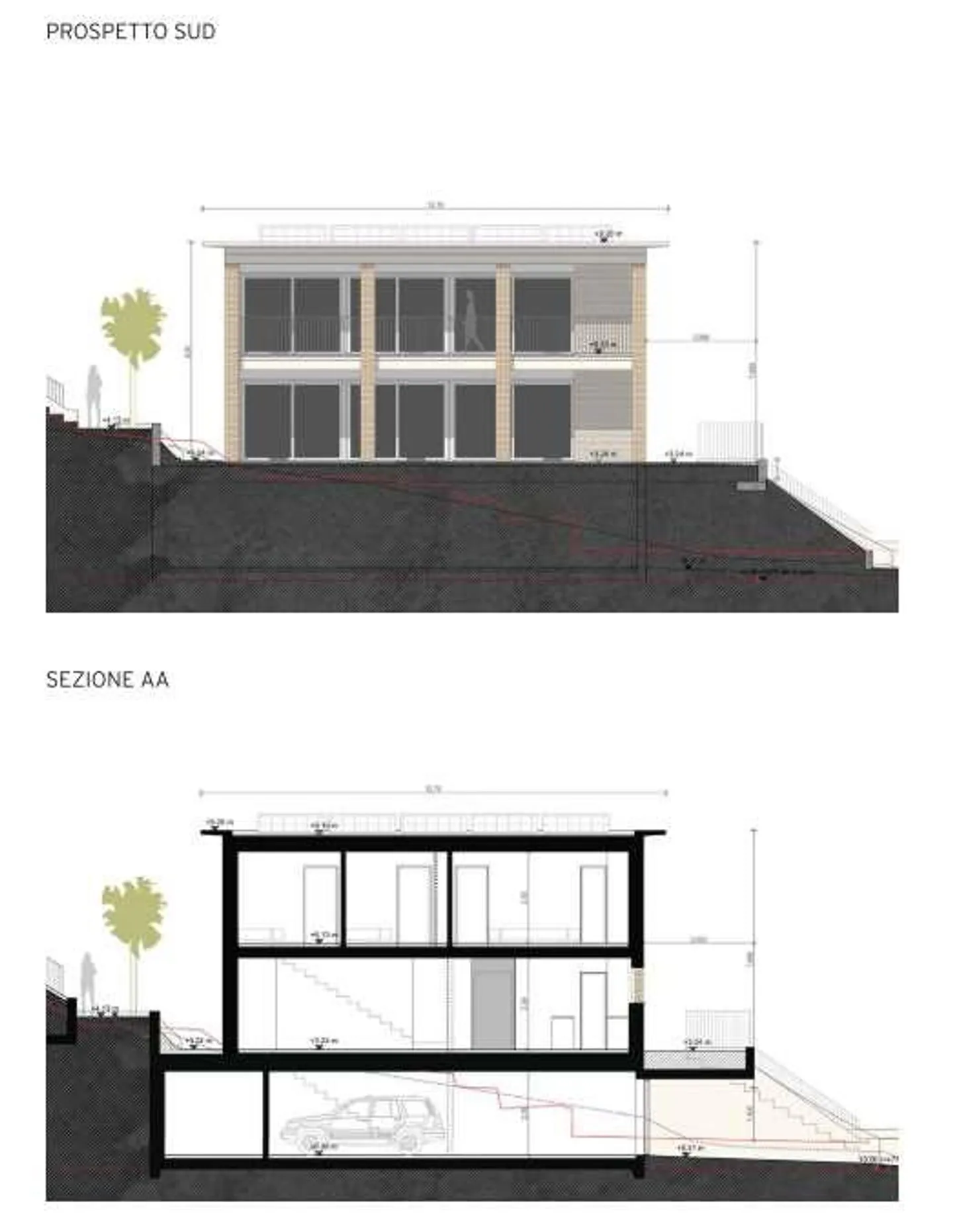 Neubauvilla in Porza mit Garten - Foto 2 von 5