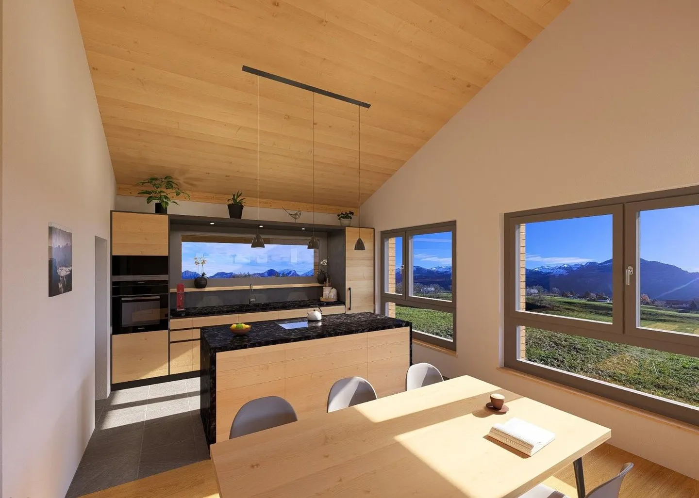 A2 - New 4.5-room apartment on the 2nd floor in Sciernes d'Albeuve - Photo 7 of 11