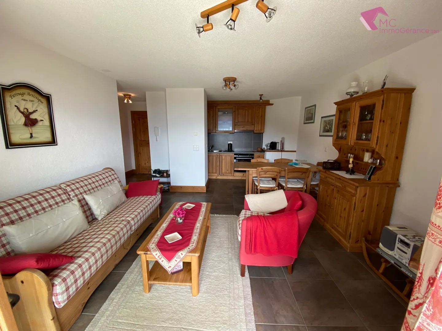 Ovronnaz - 2,5-Zimmer-Wohnung mit Charakter - Foto 4 von 16