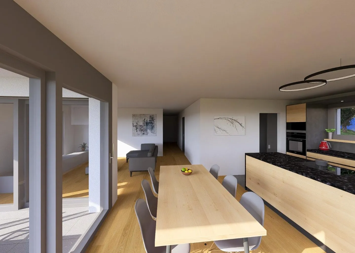 A2 - New 4.5-room apartment on the 2nd floor in Sciernes d'Albeuve - Photo 9 of 11