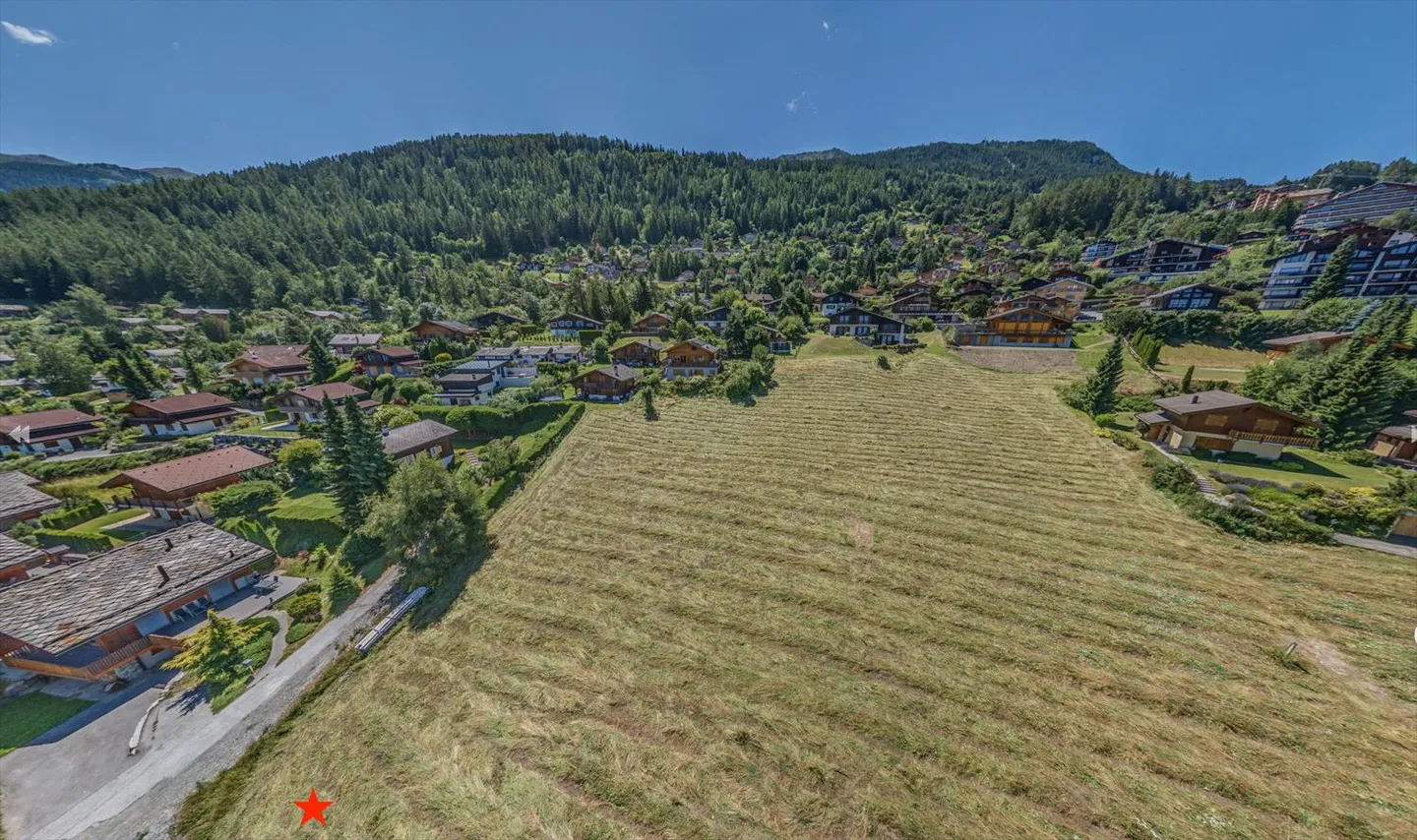 Magnifico terreno edificabile con vista panoramica sulle montagne a Nendaz - Foto 4 di 8