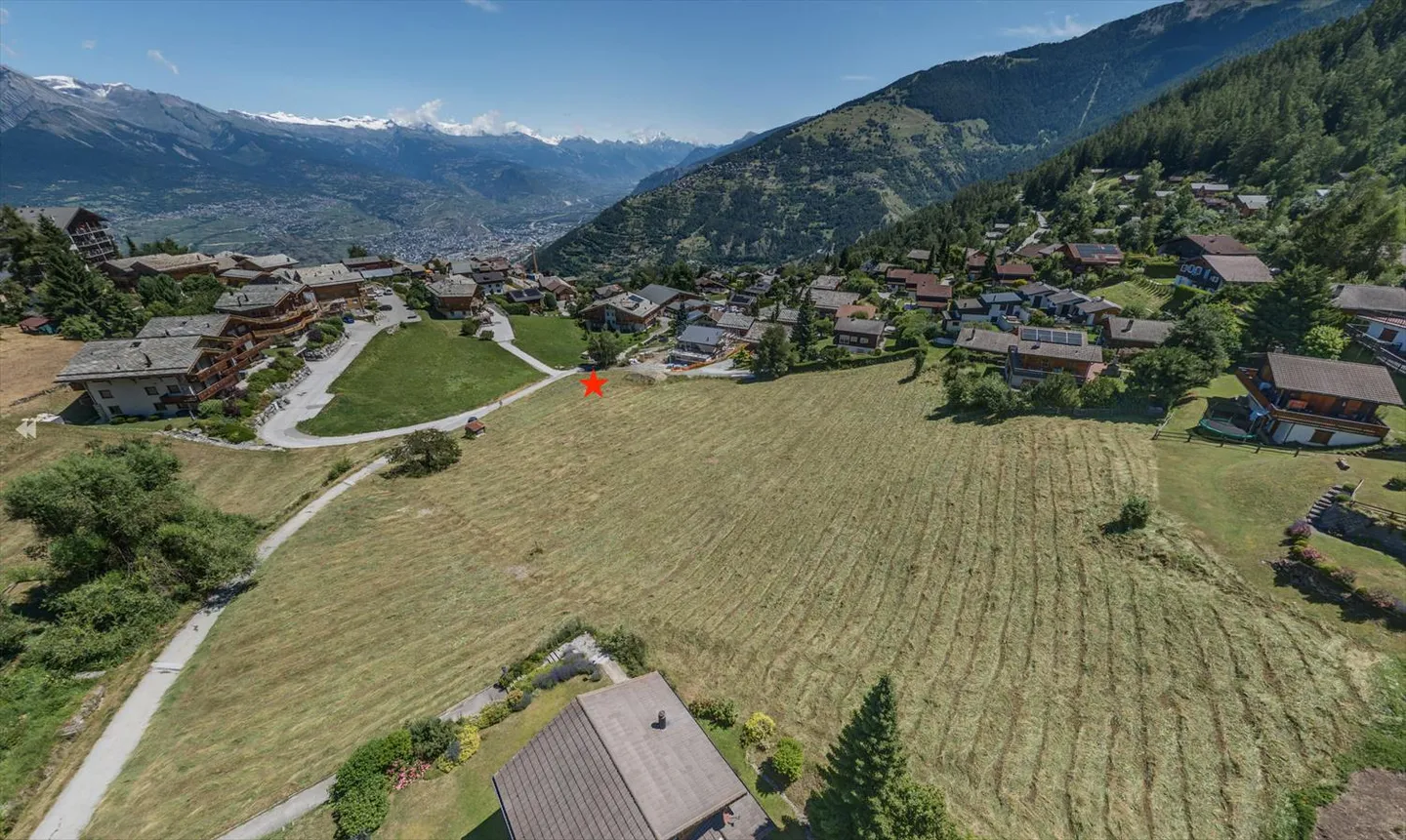 Magnifico terreno edificabile con vista panoramica sulle montagne a Nendaz - Foto 6 di 8