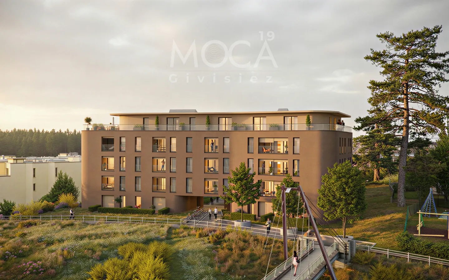 Givisiez - Nuovo appartamento con 3 camere e terrazza sud-est - Foto 12 di 12