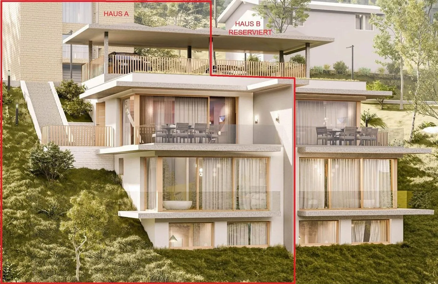 New construction project Alte Strasse with two semi-detached houses (House A) - Photo 5 of 7