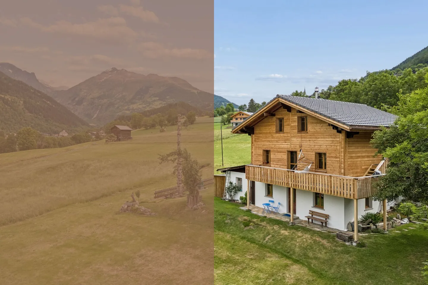 Vivre et Louer : Charmant Chalet de 4.5 Pièces avec Appartement de 2.5 Pièces - Photo 1 sur 14