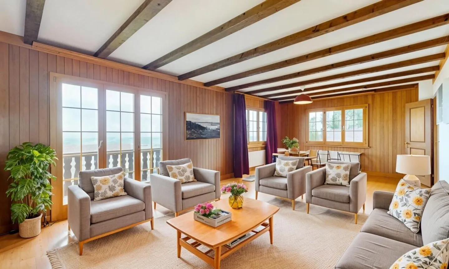 Chalet di charme con vista panoramica e potenziale di ampliamento - Foto 8 di 13