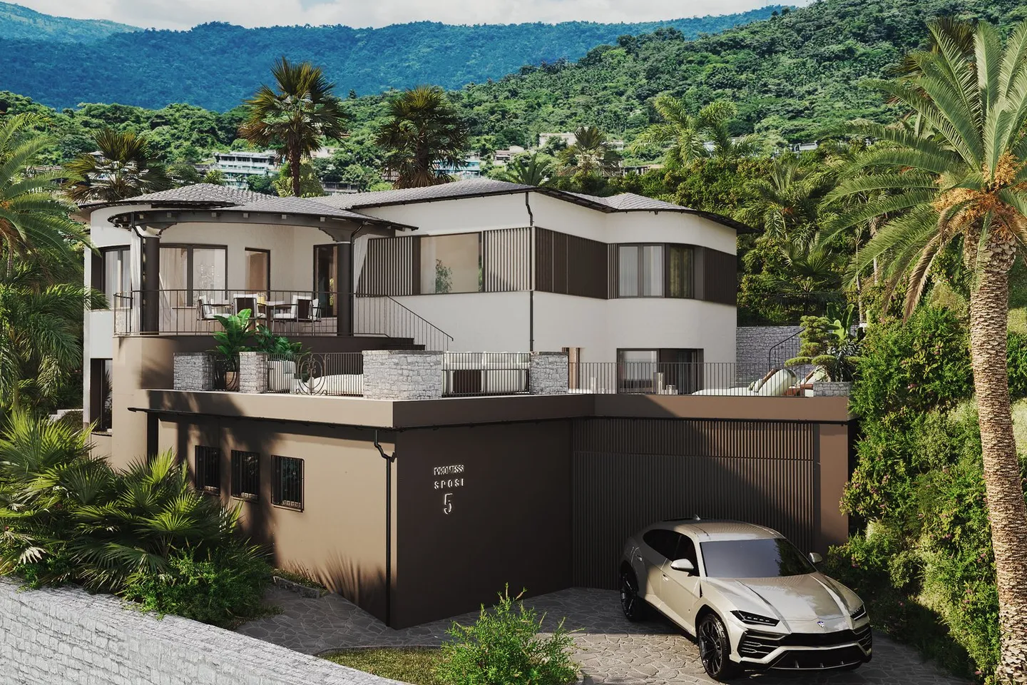 Villa avec piscine et vue sur le lac – Montagnola, Collina d’Oro (Lugano) - Photo 1 sur 15