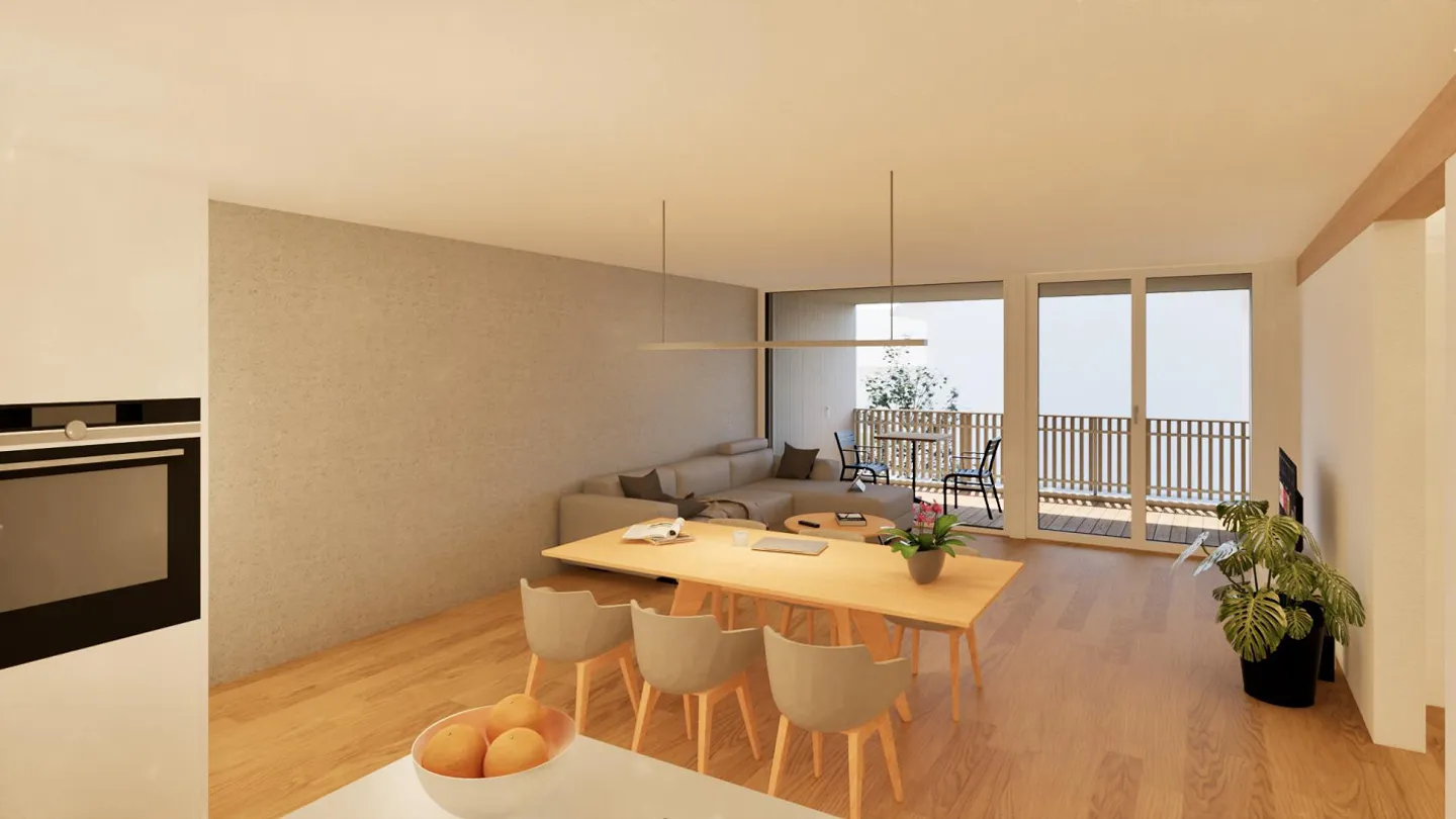 Nuova costruzione: 3,5 stanze, ascensore, fotovoltaico, garage - Foto 6 di 7