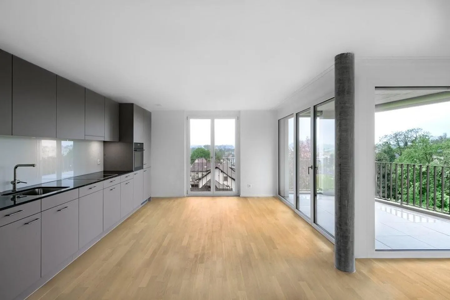 Appartement moderne de 2.5 pièces dans un emplacement central - Photo 2 sur 5