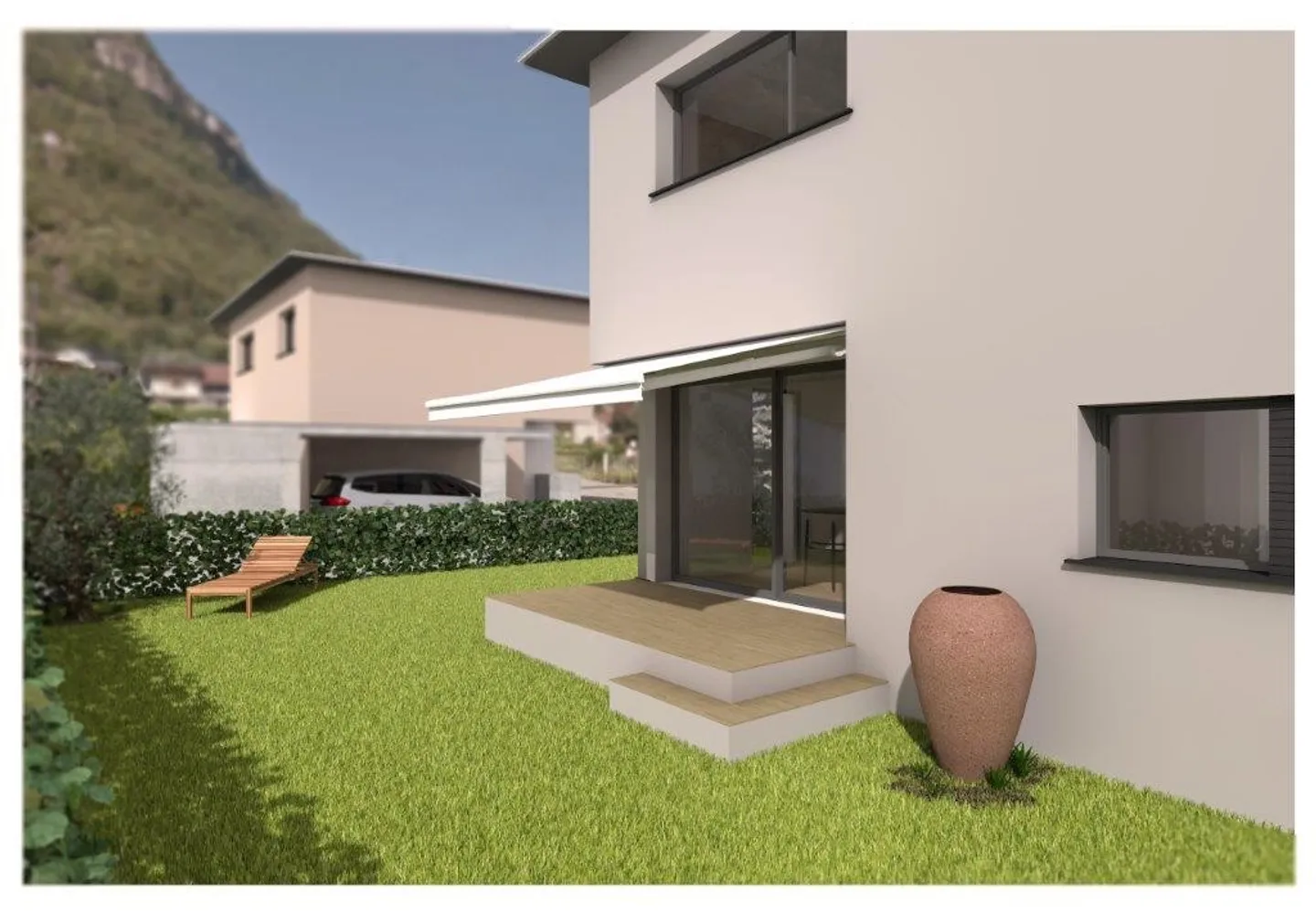 EINZELHAUS MIT GARTEN UND OFFENEM BLICK - Foto 2 von 6