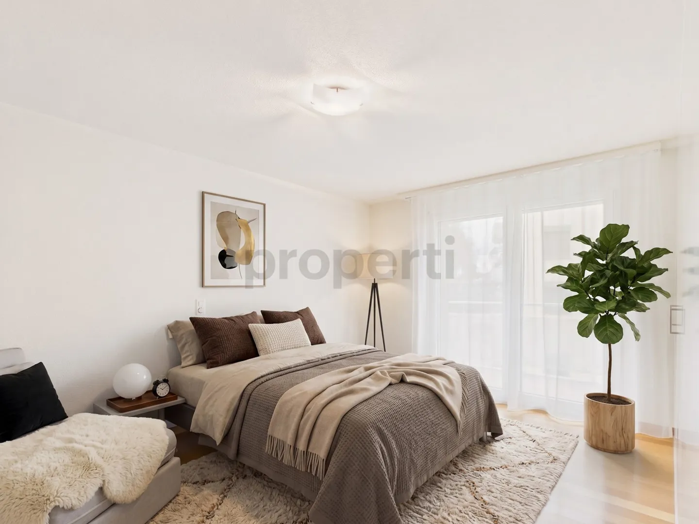 Geräumige Wohnung mit sonnigem Balkon - Foto 4 von 11