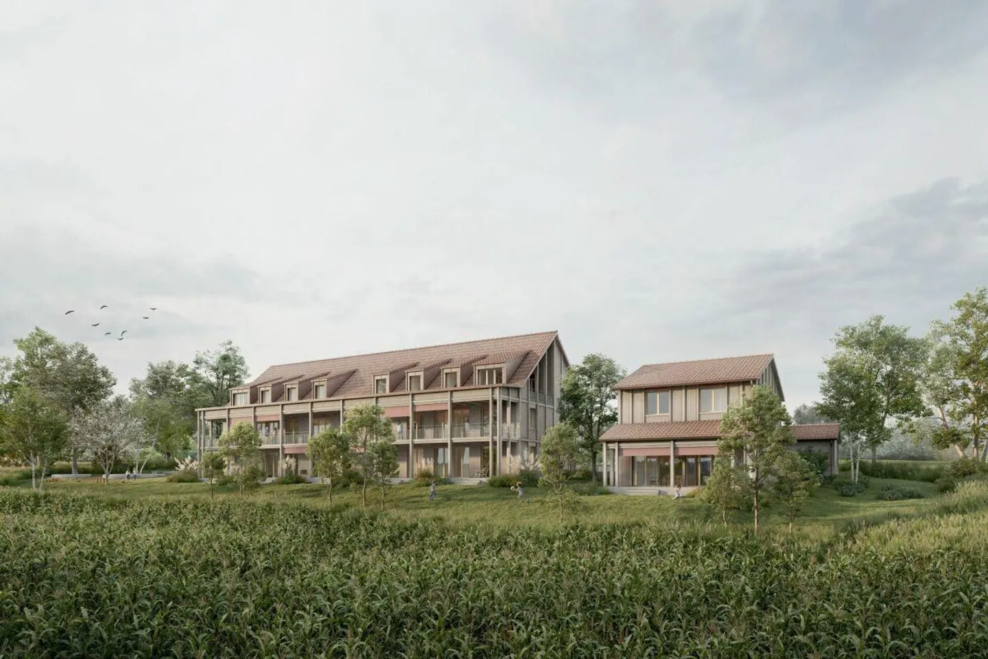 Vista panoramica Affeltrangen - nuova casa unifamiliare indipendente di 5,5 stanze - Foto 1 di 5