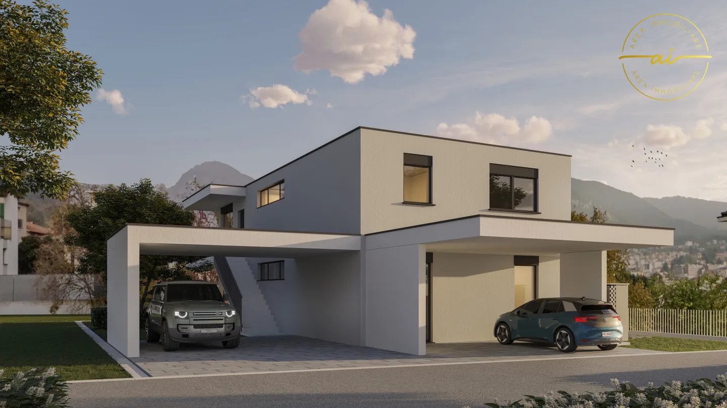 NUOVO APPARTAMENTO 4.5 LOCALI CON GIARDINO A RANCATE - Photo 2 sur 4