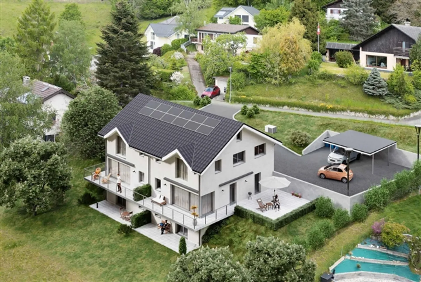 NOUVELLE VILLA Un environnement de vie privilégié entre lac et montagnes - Photo 1 sur 12