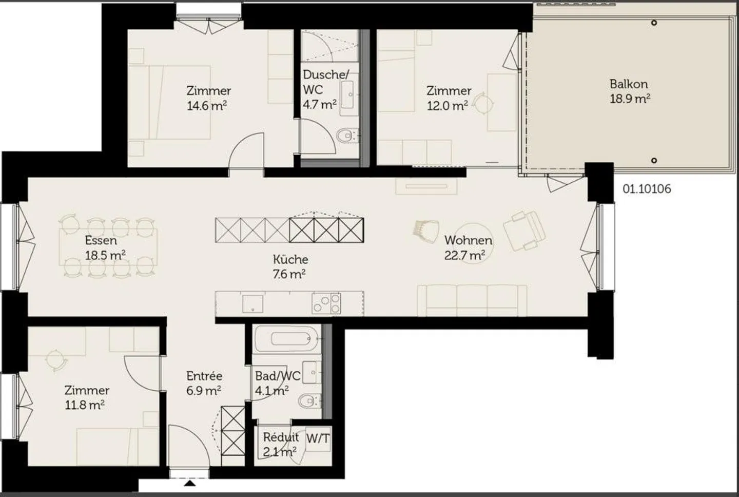 Appartement 4.5 pièces à Uitikon - conçu pour les individualistes - Photo 12 sur 12