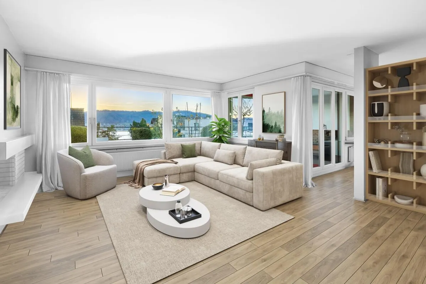 Appartement en attique avec vue à Zurich Seefeld - Photo 2 sur 5