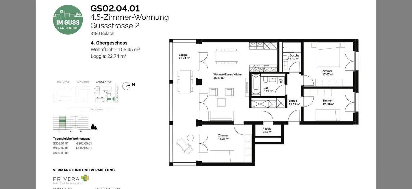 4.5 rooms in Bülach - Photo 11 of 11