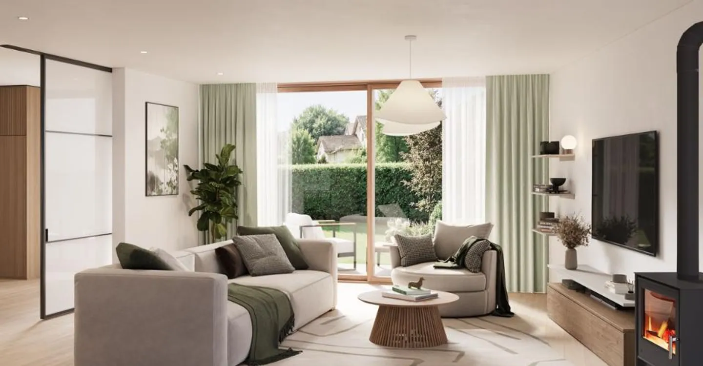 ERABLE 11  Nouvelle PPE de standing  Rez-jardin 4,5 pces  108,8 m²  jardin 138,7 m² + 2 terrasses - Photo 4 sur 12