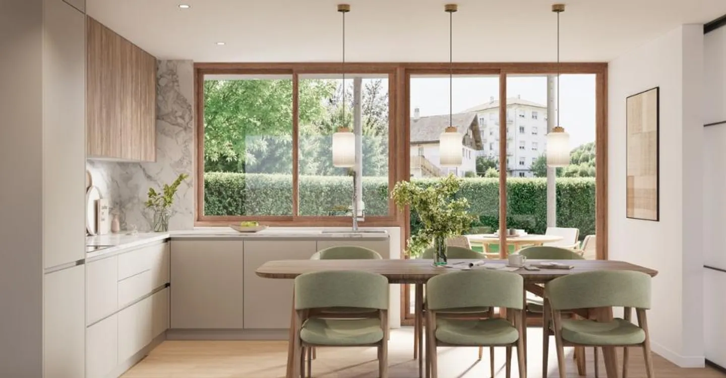 ERABLE 11  Nouvelle PPE de standing  Rez-jardin 4,5 pces  108,8 m²  jardin 138,7 m² + 2 terrasses - Photo 5 sur 12