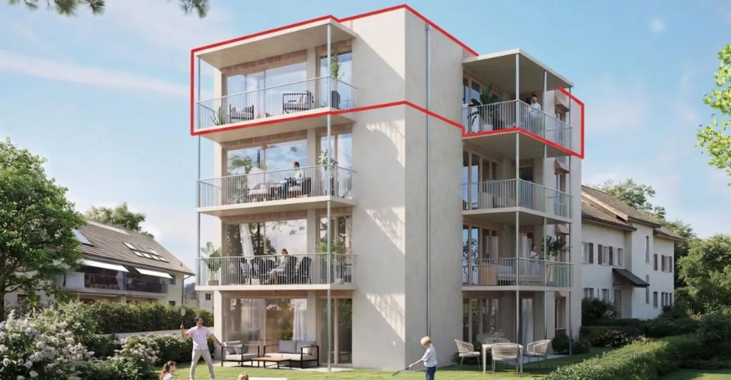 ERABLE 11  Nouvelle PPE de standing  Rez-jardin 4,5 pces  108,8 m²  jardin 138,7 m² + 2 terrasses - Photo 1 sur 12
