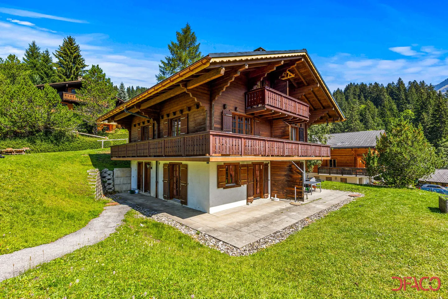 Affitto Settimanale - Mezza Chalet "Les Parchets" - Foto 1 di 13