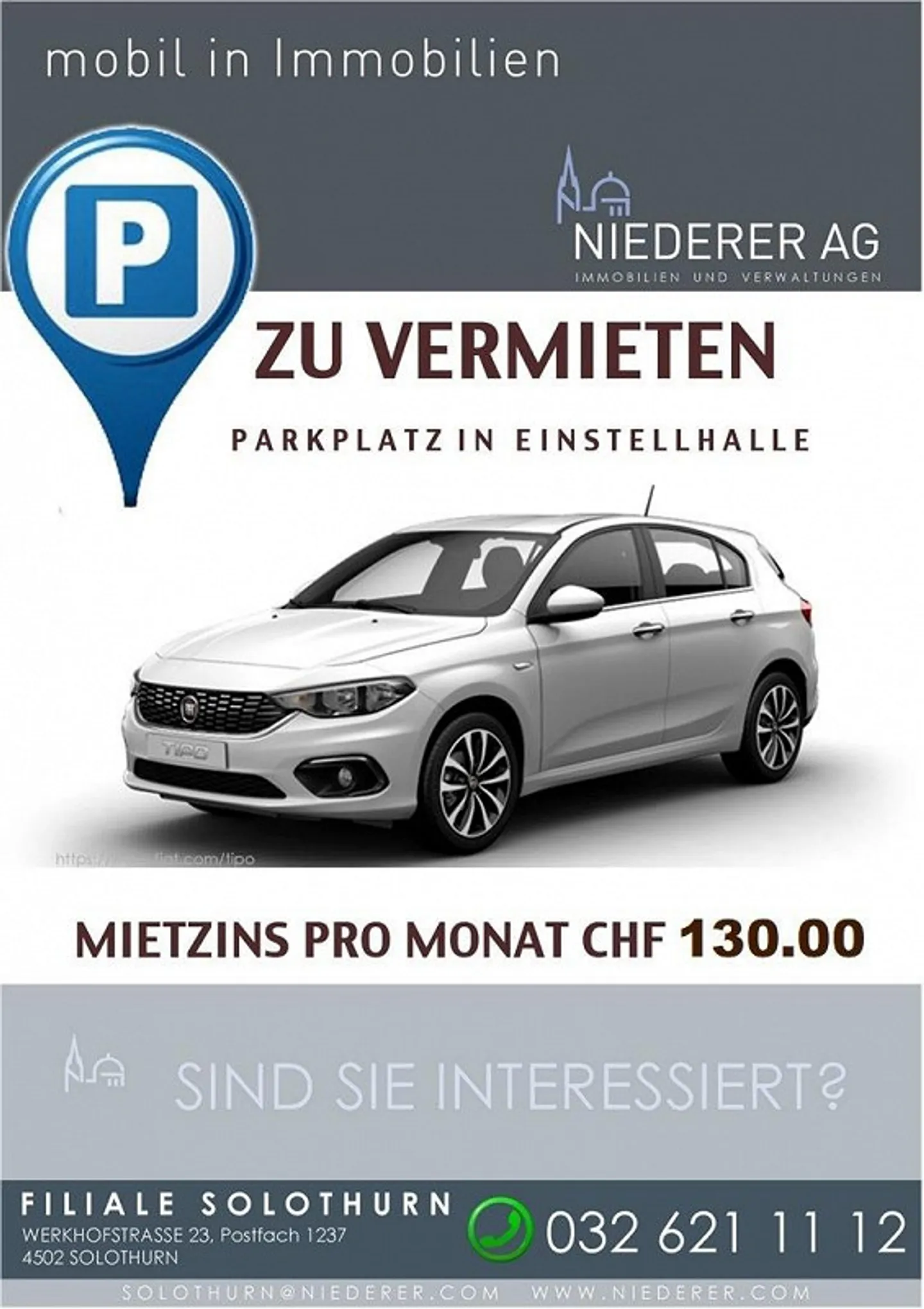 Einstellhallenplätze mit/ohne E-Ladestation - Foto 1 von 2