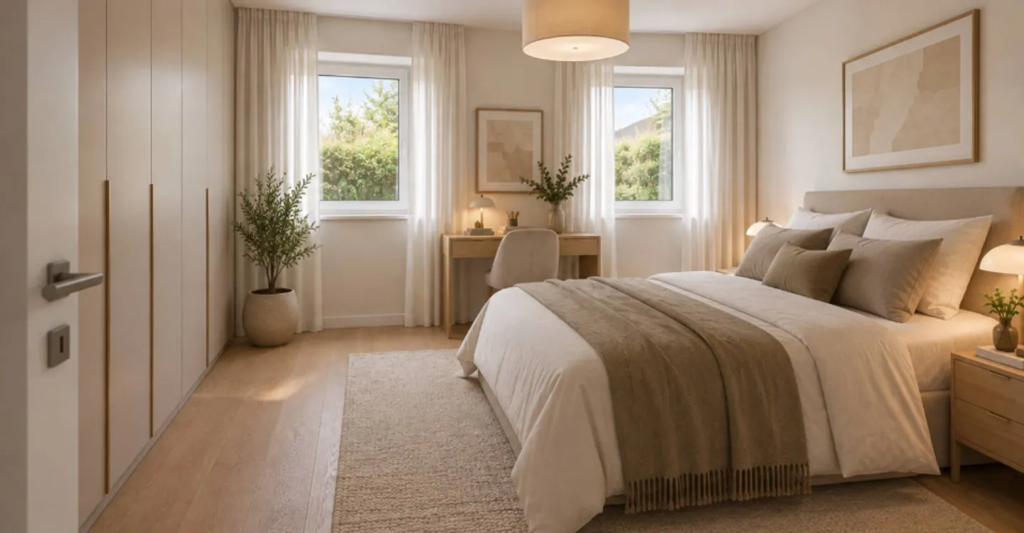 Appartement 2,5 pièces en rez de jardin. Achat sur plan. - Foto 5 von 6